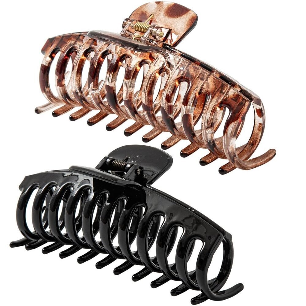 Jumbo Hair Clips Extra Large Plastic Claw Clips for Thick Hair Women Girls